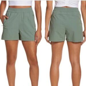 New Sweaty Betty Summit Water Resistant Green Hiking Shorts XS
